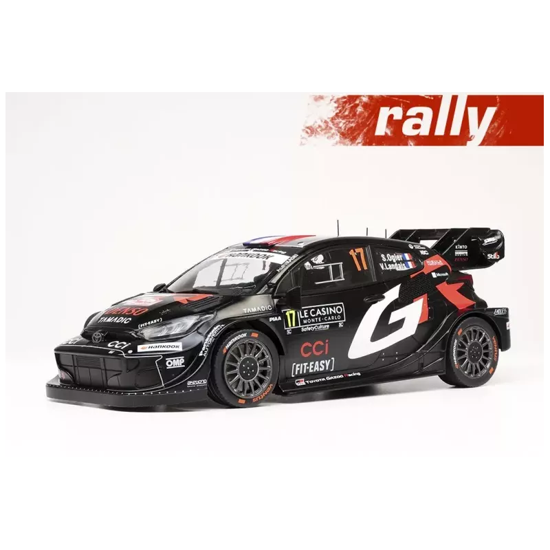 GR Yaris 1er Monte Carlo - 2025 Piloté par Ogier Miniatures montées - 1/18