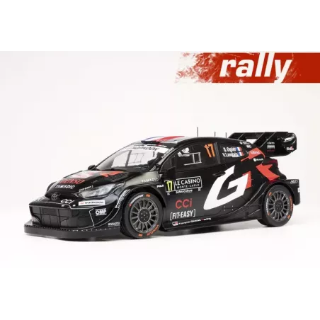GR Yaris 1er Monte Carlo - 2025 Piloté par Ogier Miniatures montées - 1/18
