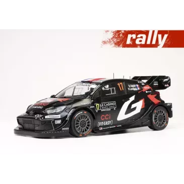 GR Yaris 1er Monte Carlo - 2025 Piloté par Ogier Miniatures montées - 1/18