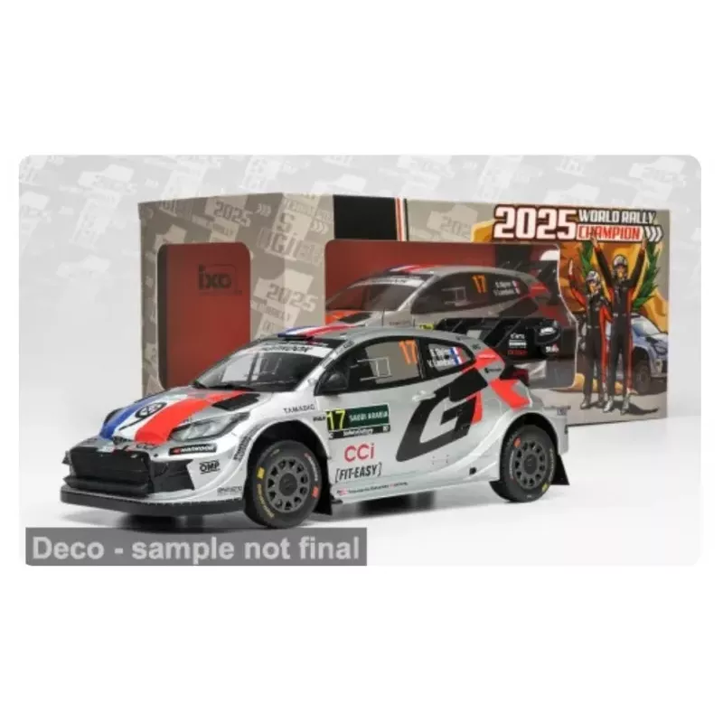 1/18 - GR Yaris Rally 1 - 3eme Rallye d'Arabie Saoudite - Champion du Monde - 2025