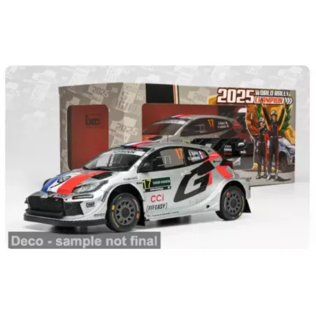 1/18 - GR Yaris Rally 1 - 3eme Rallye d'Arabie Saoudite - Champion du Monde - 2025