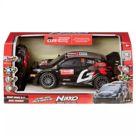 TOYOTA GAZOO Racing 1:18 night mode Remote Control - Ogier