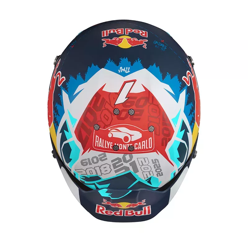 Sébastien OGIER STILO mini helmet - 2026 Special Edition ten victory on Monte-Carlo